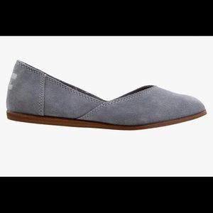 TOMS Womens Jutti Slip On Flats Flats Casual - Grey